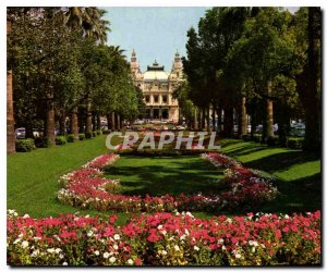 Modern Postcard Monte Carlo Costa Azzura casino and gardens