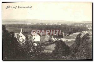 Old Postcard Blick auf Franzensbad