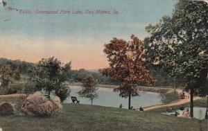 Iowa Des Moines Greenwood Park Lake