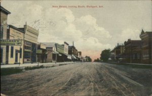 Stuttgart AR Main St. South c1910 Postcard