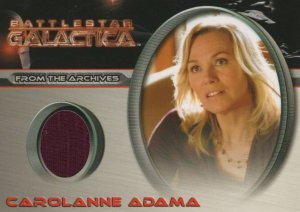 Carolanne Adama Battlestar Galactica Real TV Show Costume Relic Card