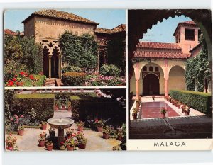 Postcard Beauties of the City Malaga Spain