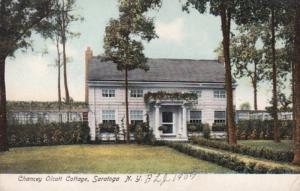 New York Saratoga Chancey Olcott Cottage