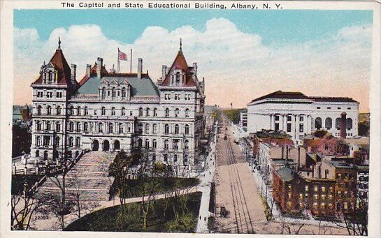 New York Albany The Capital And State Educational Building