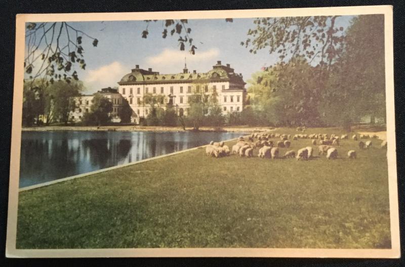 Postcard Unused Drottningholm Palace Sweden LB