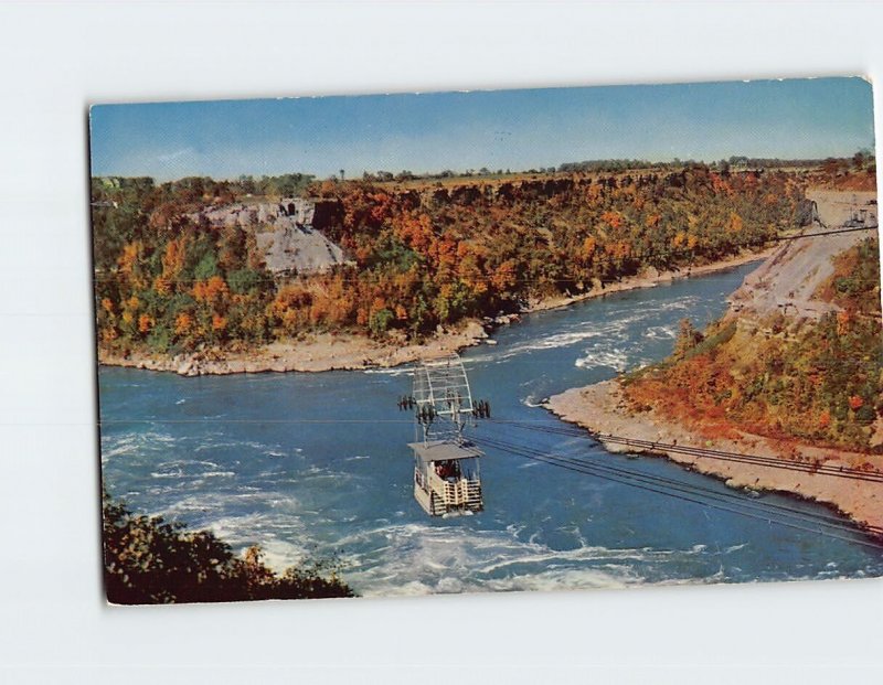 Postcard A view of the Famous Niagara Spanish Aero Car Niagara Falls Canada
