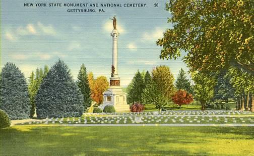 PA - Gettysburg. New York State Monument