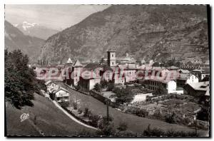 Postcard Old Moutiers the Banks of the Isere and former Eveche