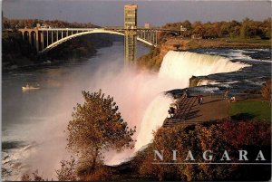 New York Niagara Falls View From Goat Island