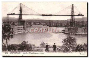 Marseille Old Postcard The transporter bridge