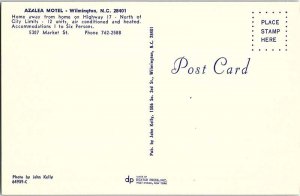 Postcard MOTEL SCENE Wilmington North Carolina NC AI6985