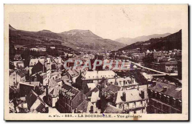 La Bourboule - Vue Generale - Old Postcard