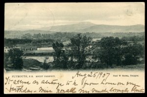 Plymouth, N.H., Mount Prospect. 1907 Raphael Tuck undivided back. Fred W. Brown