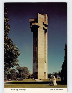 Postcard Tower of History, Ste. Marie, Michigan, USA