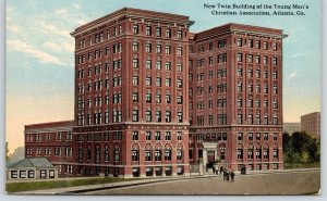 Atlanta Georgia~YMCA New Twin Building~Turkish Bath~1914 Artist Conception PC