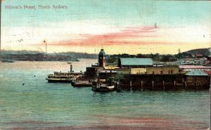 Australia Milsons Point North Sydney Vintage Postcard 08.53