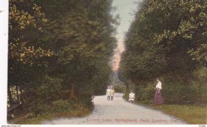 LONDON, Ontario , Canada , PU-1909; Lover's Lane , Springbank