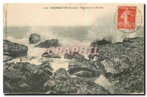 Old Postcard Noirmoutier Vendee Claire Rocks