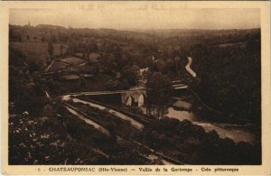 CPA CHATEAUPONSAC - Vallée de la GARTEMPE - Coin Pitt. (122500)