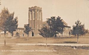 MERCERSBURG PENNSYLVANIA~ACADEMY GYMNASIUM REAL PHOTO POSTCARD 1918 psmk