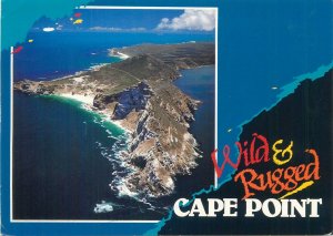 South Africa Cape Point wild & rugged airmail postcard