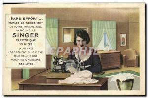 Vintage Postcard Sewing machine To ape 15K82