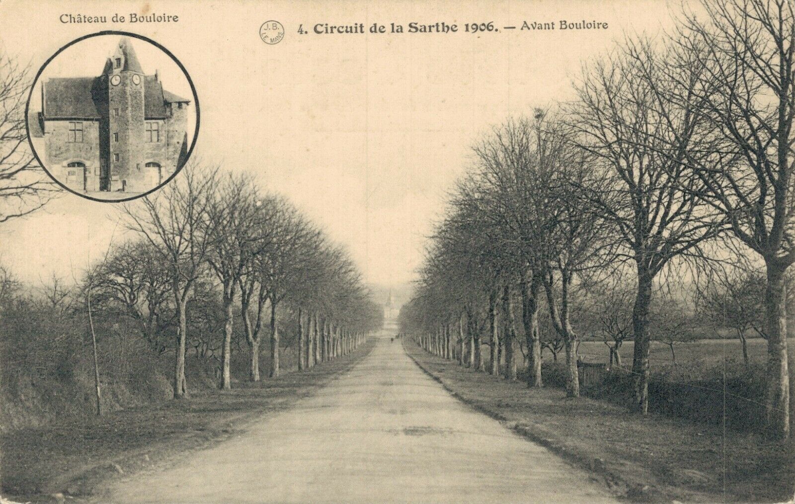 Circuit de la Sarthe 72 - entre Saint Mars et Conneré reproduction de cpa - Collection
