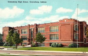 Greenburg High School Greenburg Indiana Curteich