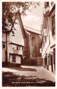 NORWICH EAST ANGLIA UK BRITON'S ARMS~ELK HILL PHOTO POSTCARD