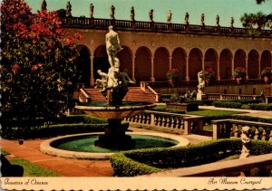 Florida Sarasota Ringling Museum Of Art Italian Garden Court Fountain Of Oceanus