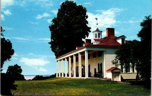 East Front Mount Vernon VA Virginia VTG Postcard UNP Unused Vintage Chrome 