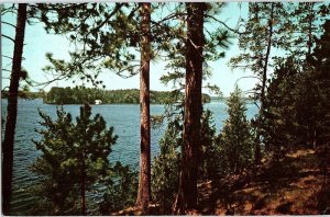 Postcard PANORAMIC SCENE Tomahawk Wisconsin WI AJ2545