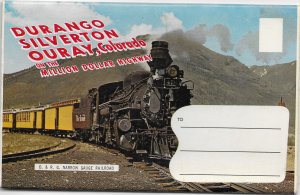 US Unused Durango, Colorado. 14 pics. Postcard Souvenir Folder.  Very nice.