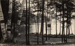 Northwood Lake New Hampshire NH Real Photo Vintage Postcard