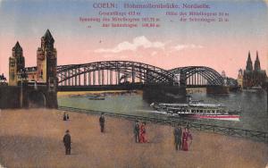 BR42204 Hohenzoliernbrucke Nordseite Coeln Koln germany