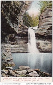 Illinois Deer Park Glen Bridal Veil Falls 1911