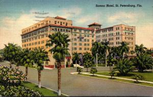 Florida St Petersburg Soreno Hotel 1940 Curteich