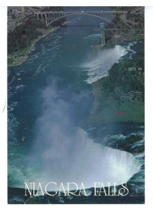 Canada - ON, Niagara Falls. Horseshoe & American Falls (4.5 x 6.5)