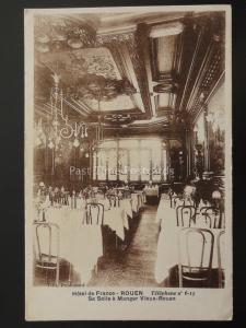 France ROUEN Hotel de France Restaurant  - Old postcard by Dubuisson