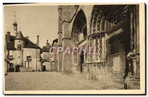 Old Postcard Avallon Place St Lazare and the 15th House