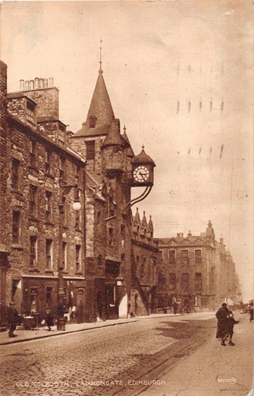 EDINBURGH SCOTLAND UK~OLD TOLBOOTH CANONGATE ~PHOTOGRAVURE SERIES POSTCARD 1927