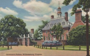 America Postcard - Governor's Palace, Williamsburg, Virginia RS21270 