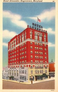 Maryland Hagerstown Hotel Alexander