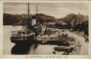 CPA Calvi Le Courrier a Quai CORSICA (1078443)