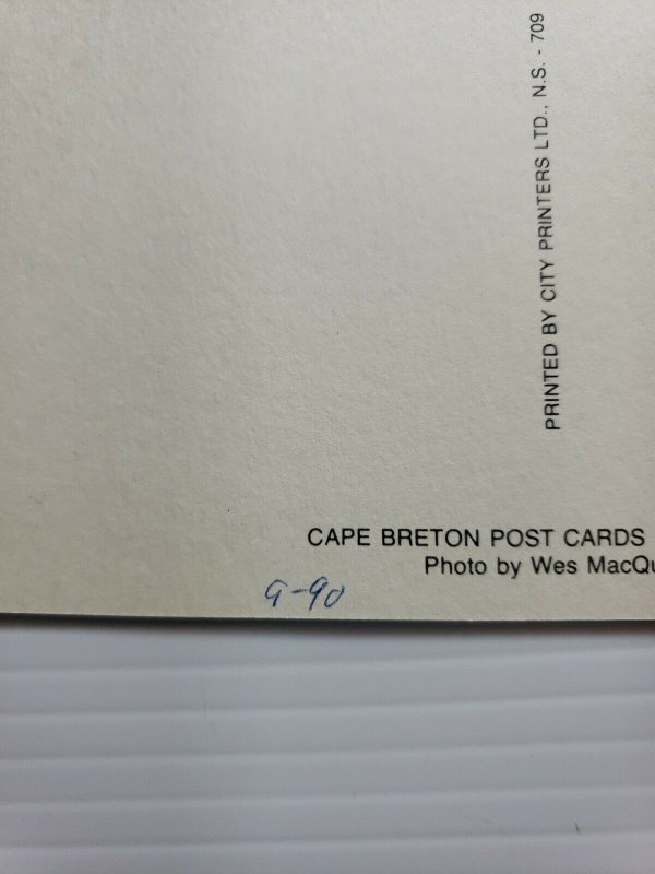 VTG Postcard South Harbour North Cape Breton Nova Scotia Canada 1990   395