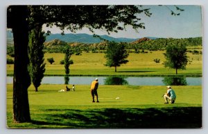 Antelope Hills Golf Course Prescott Arizona Vintage Unposted Postcard