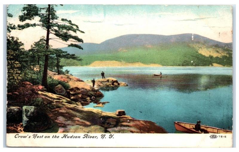 1908 Crow's Nest on the Hudson River, NY Postcard