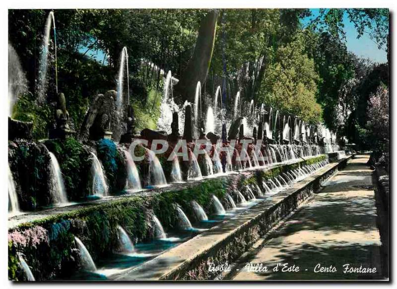 Modern Postcard Tivoli Villa d'Este Many Fountains