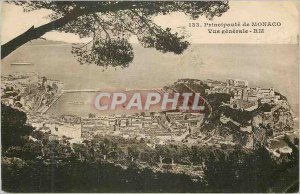 Old Postcard MONACO General view of the Principality