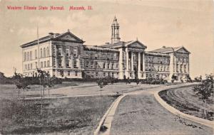 MACOMB ILLINOIS~WESTERN ILLINOIS STATE NORMAL SCHOOL- W C MINER PHOTO POSTCARD